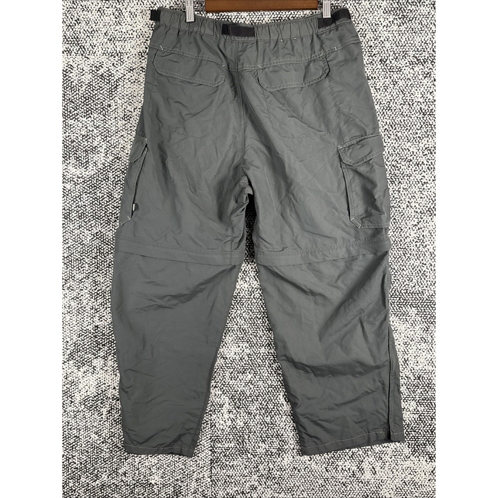 REI Nylon Convertible Pants Mens 30M‎ 30 X 26 SPF Cargo Gray Camp Hike - Picture 5 of 13